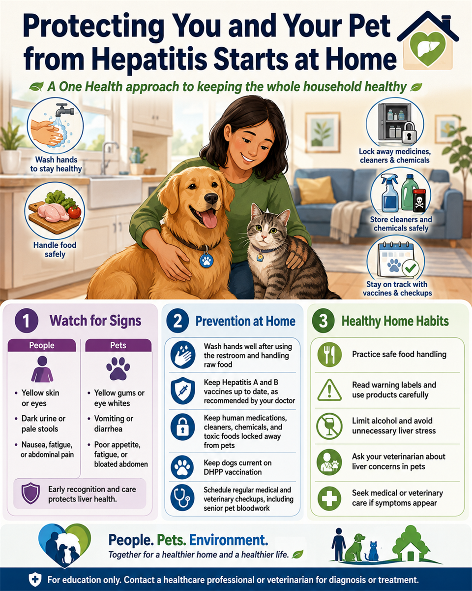 Protecting You and Your Pet from Hepatitis Starts at Home